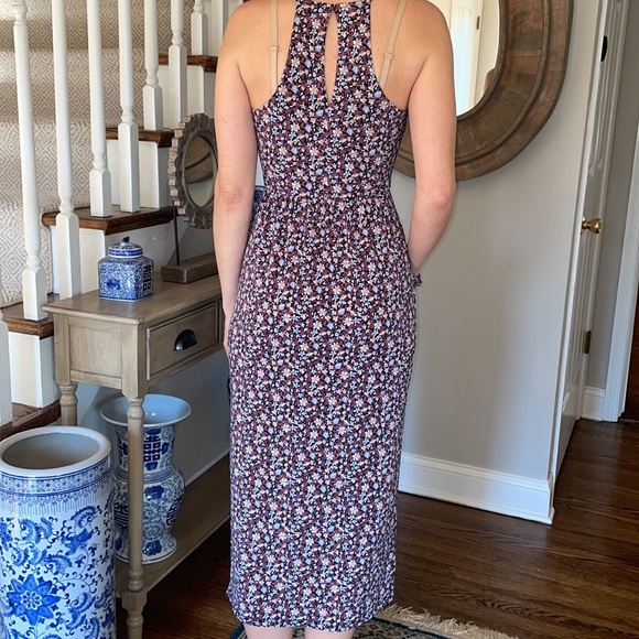 - BCBGeneration SZ XXS DRESS WITH large POCKETS AND SIDE SLITS. Floral pri… - Picture 3 of 4
